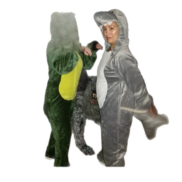 Adult Shark Costume - Full Body Halloween Man or Woman Good Condition - Picture 1 of 12